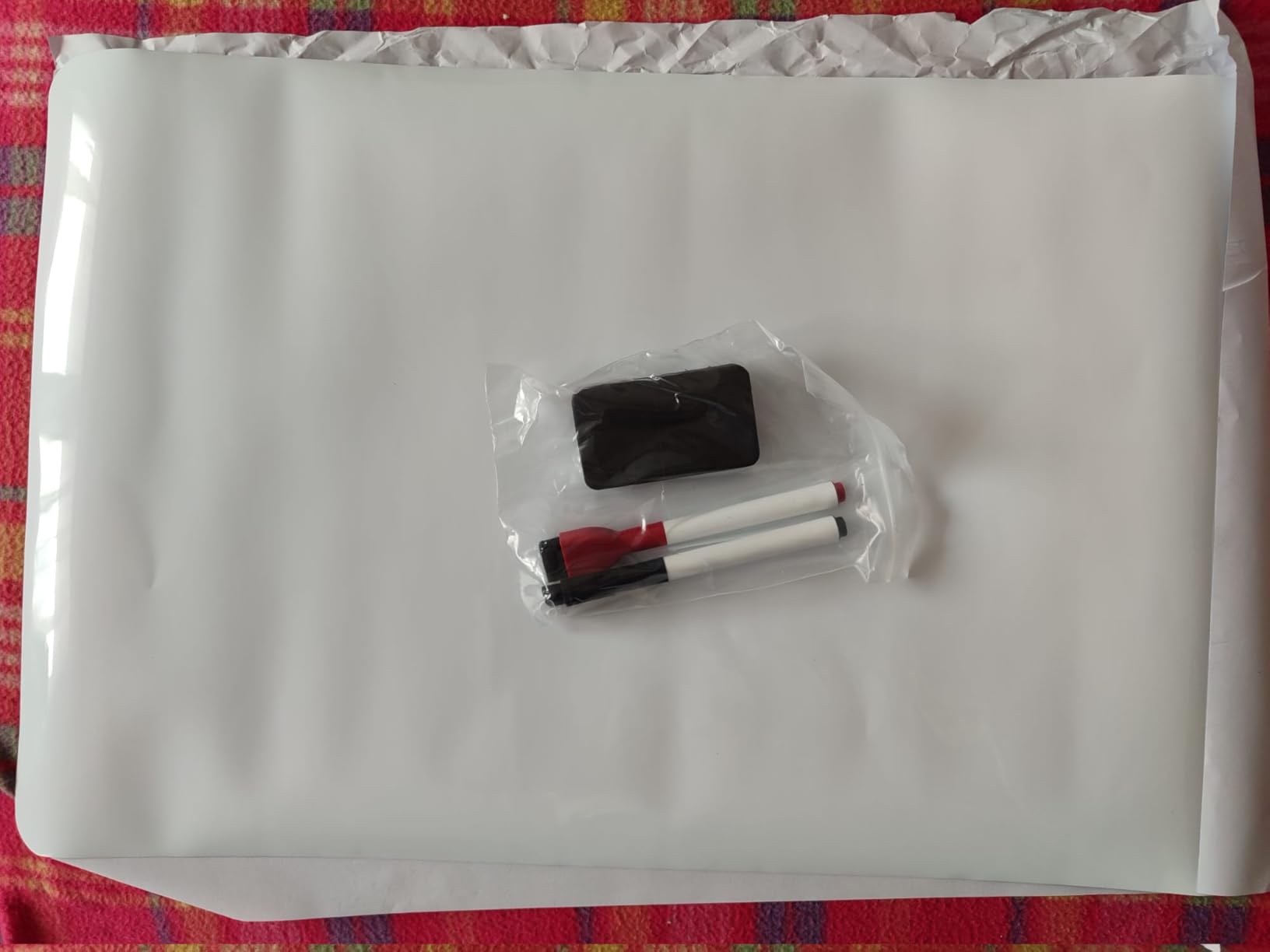 Amazon Basics Lavagna Magnetica Bianca 33x50cm 2 Pennarelli