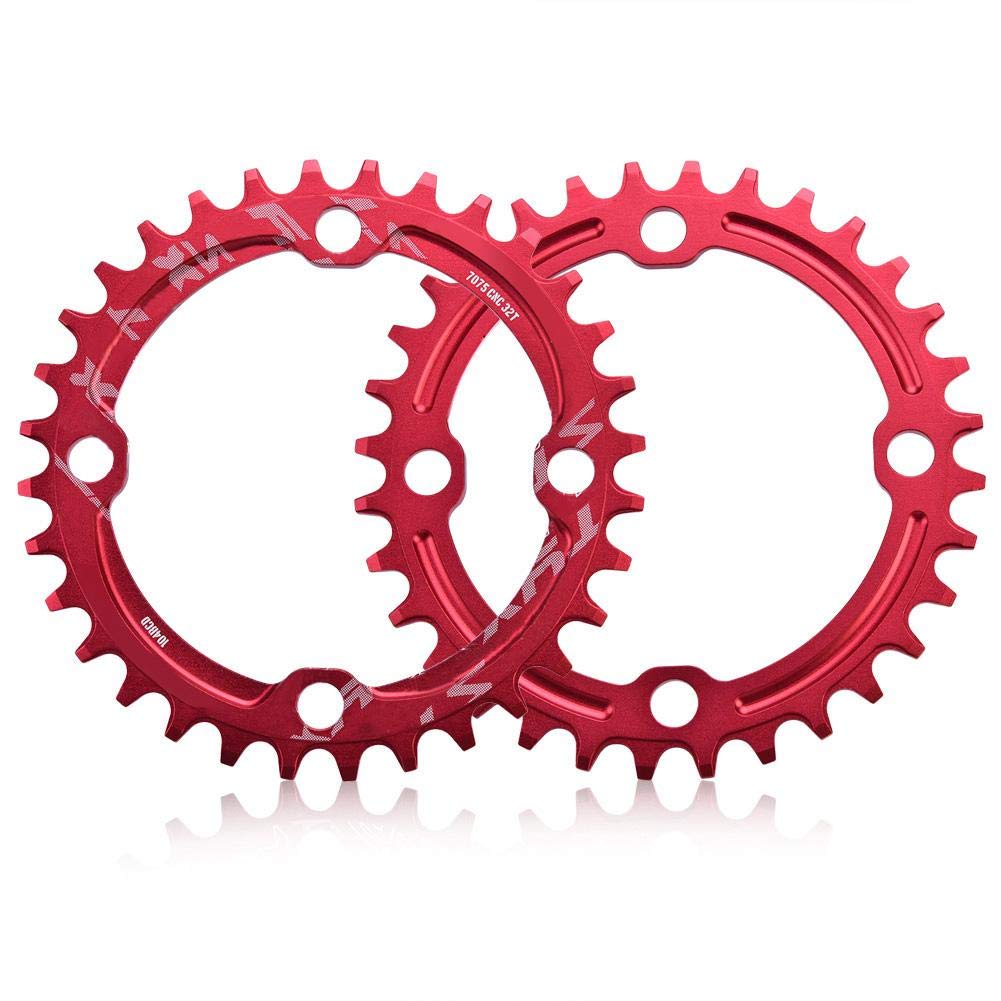 Elprico BCD 104 32T corona bici 32T rossa BCD 104