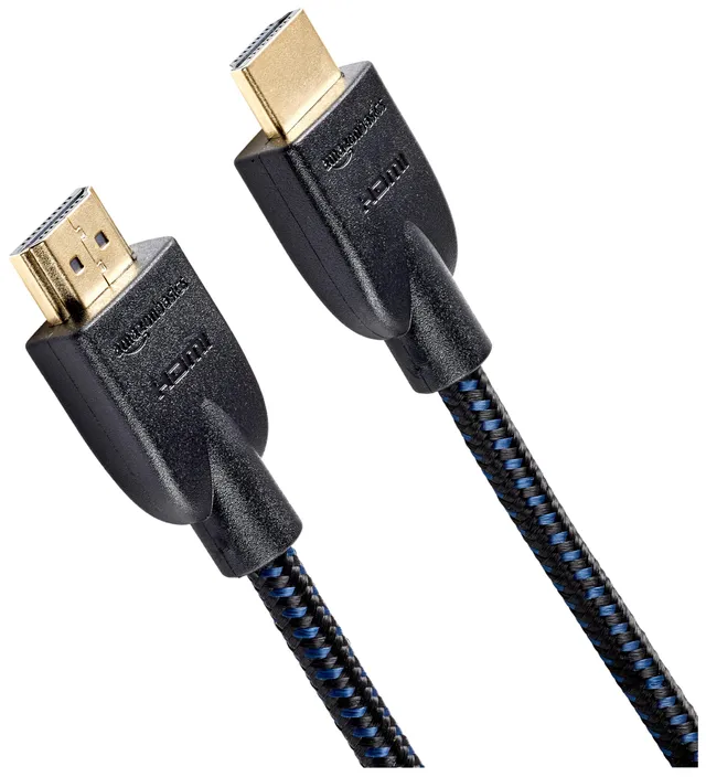 Amazon Basics cavo HDMI intrecciato 0,9 m nero 4K