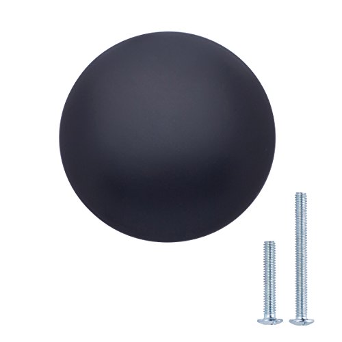 Amazon Basics pomelli mobili tondi neri 30 mm 10 pezzi