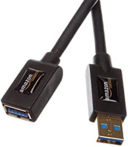 Amazon Basics Cavo Prolunga USB 3.0 3m Nero 4,8Gbps
