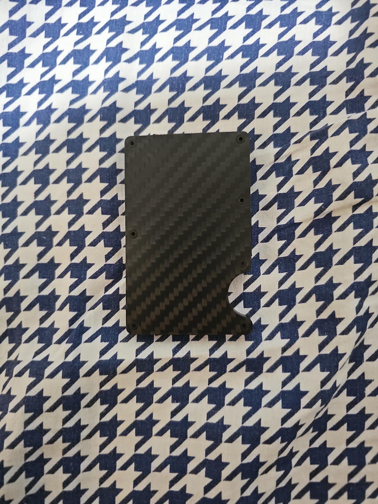 RealPlus Porta Carte Minimalista RFID Alluminio Blu 15 Carte