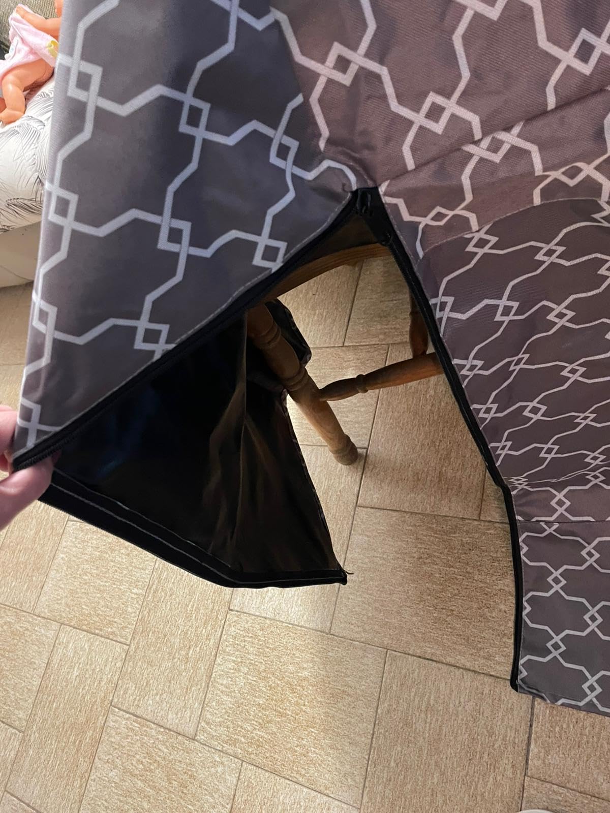 Amazon Basics Copertura Gabbia Cani 122 cm Motivo Poliestere
