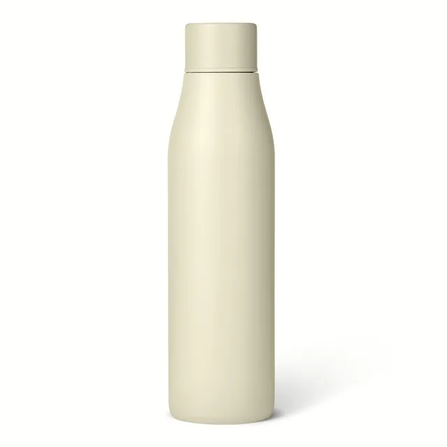 Amazon Basics Borraccia Termica 592 ml Bianco Sporco Inox