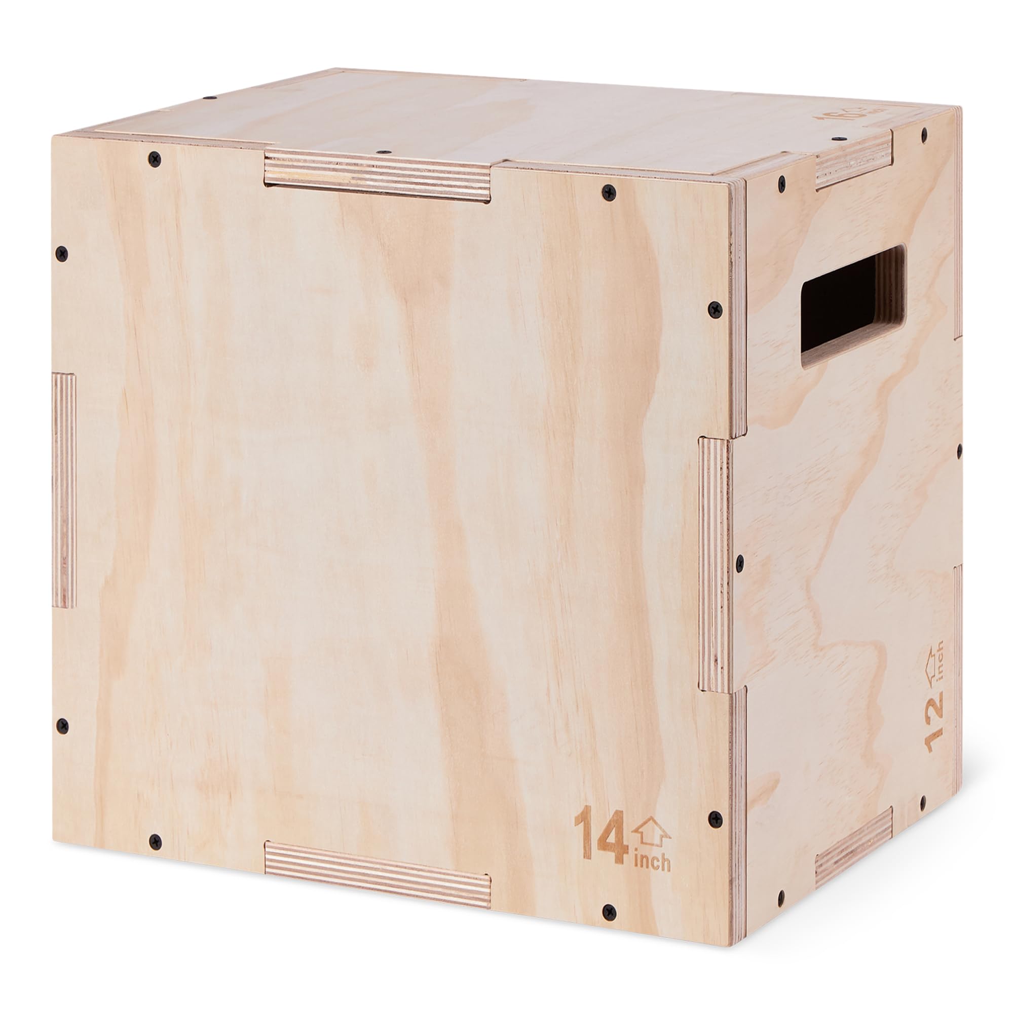 Amazon Basics Jump Box Pliometrico Legno 3 Altezze 204 kg