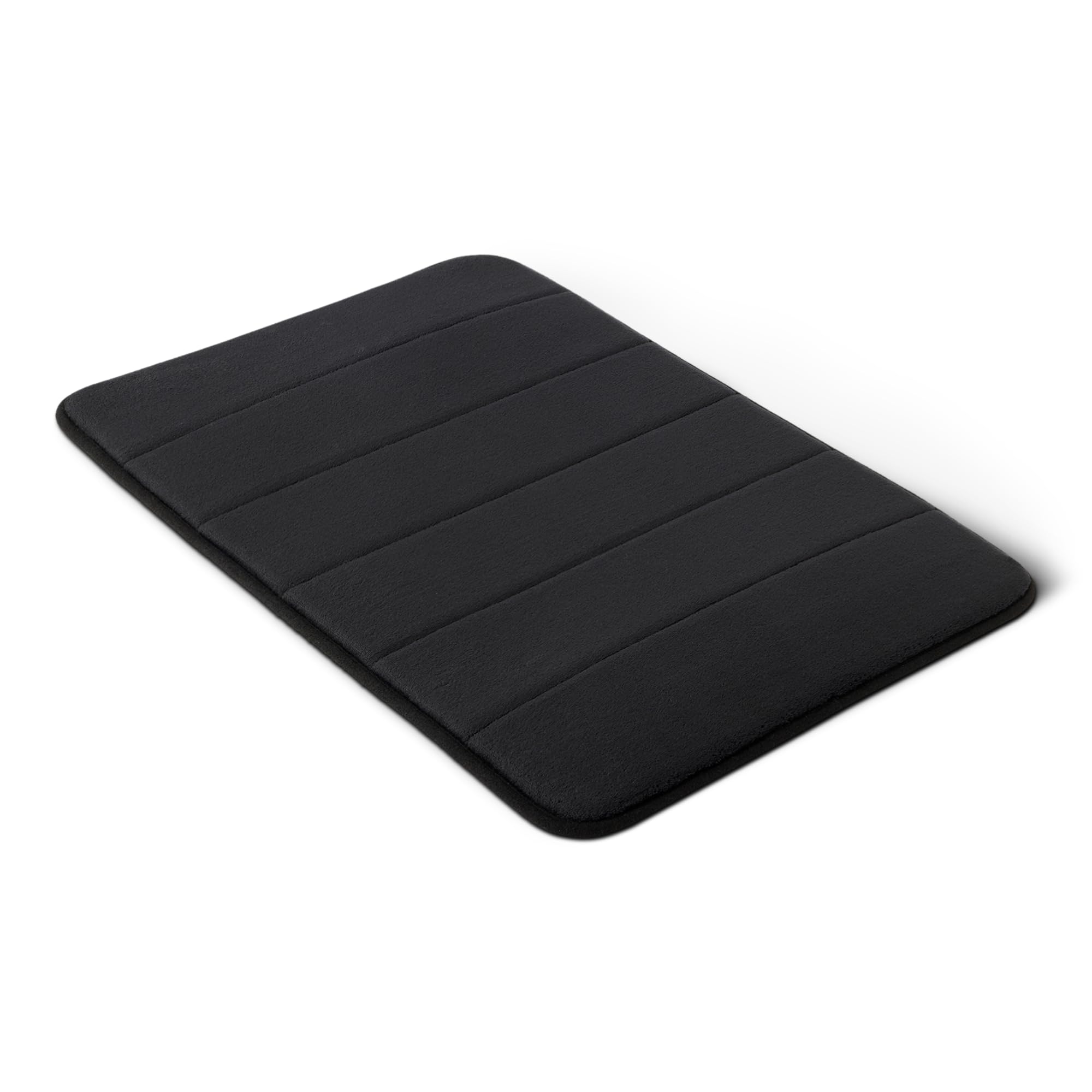 Amazon Basics Tappeto Bagno Memory Foam 43x61 Grigio Chiaro