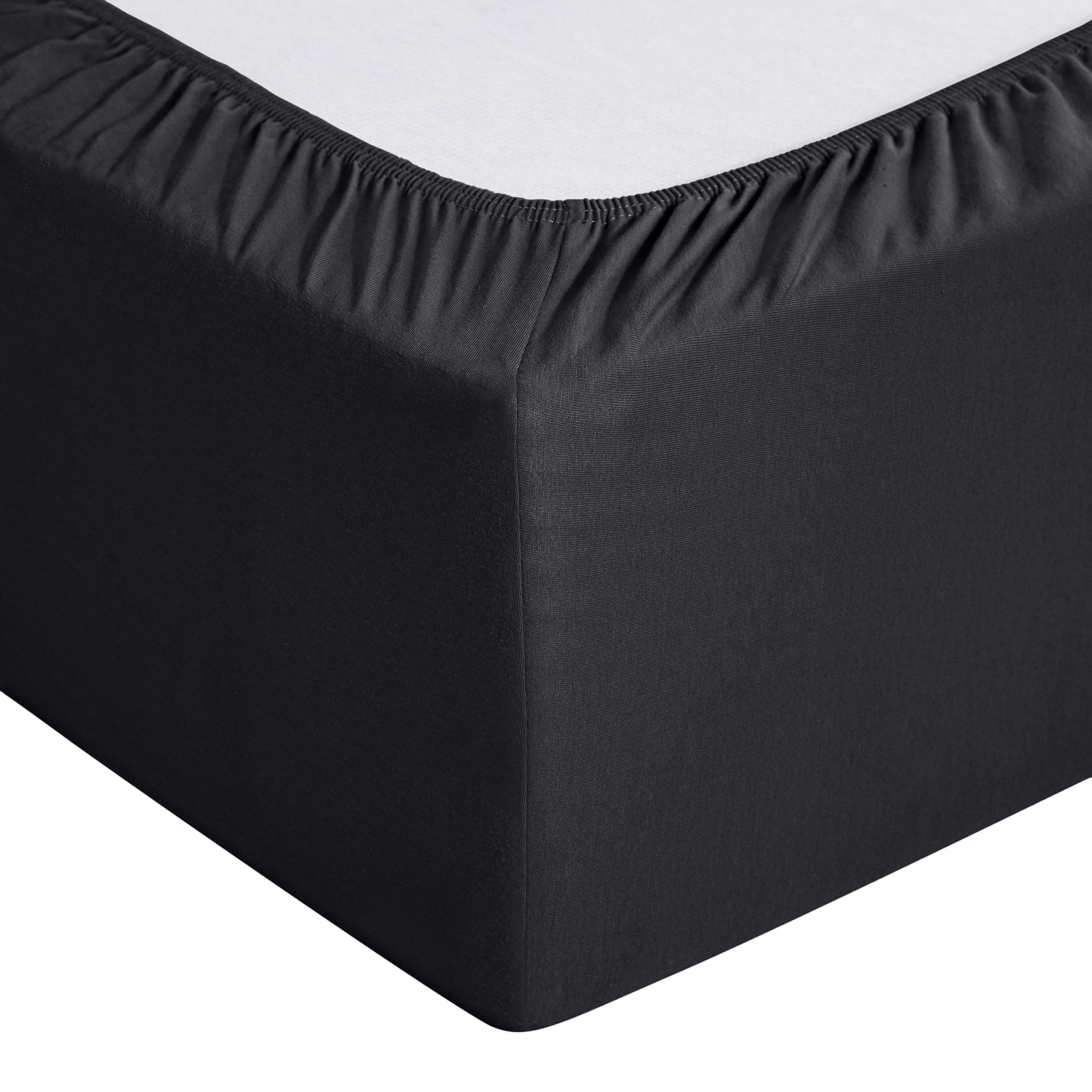 Amazon Basics lenzuolo angoli jersey antracite 140x200