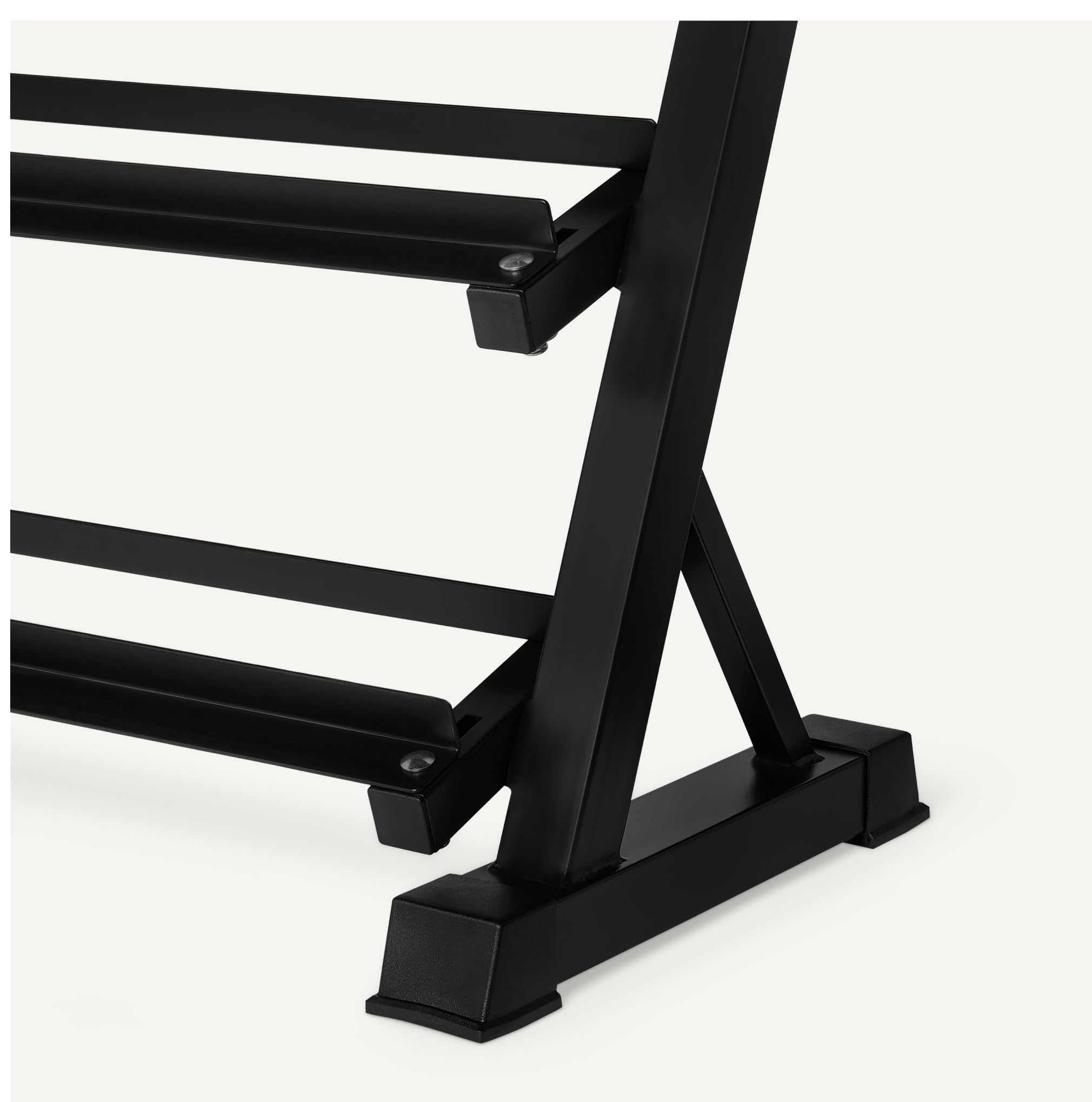 Amazon Basics rack manubri 3 livelli nero acciaio