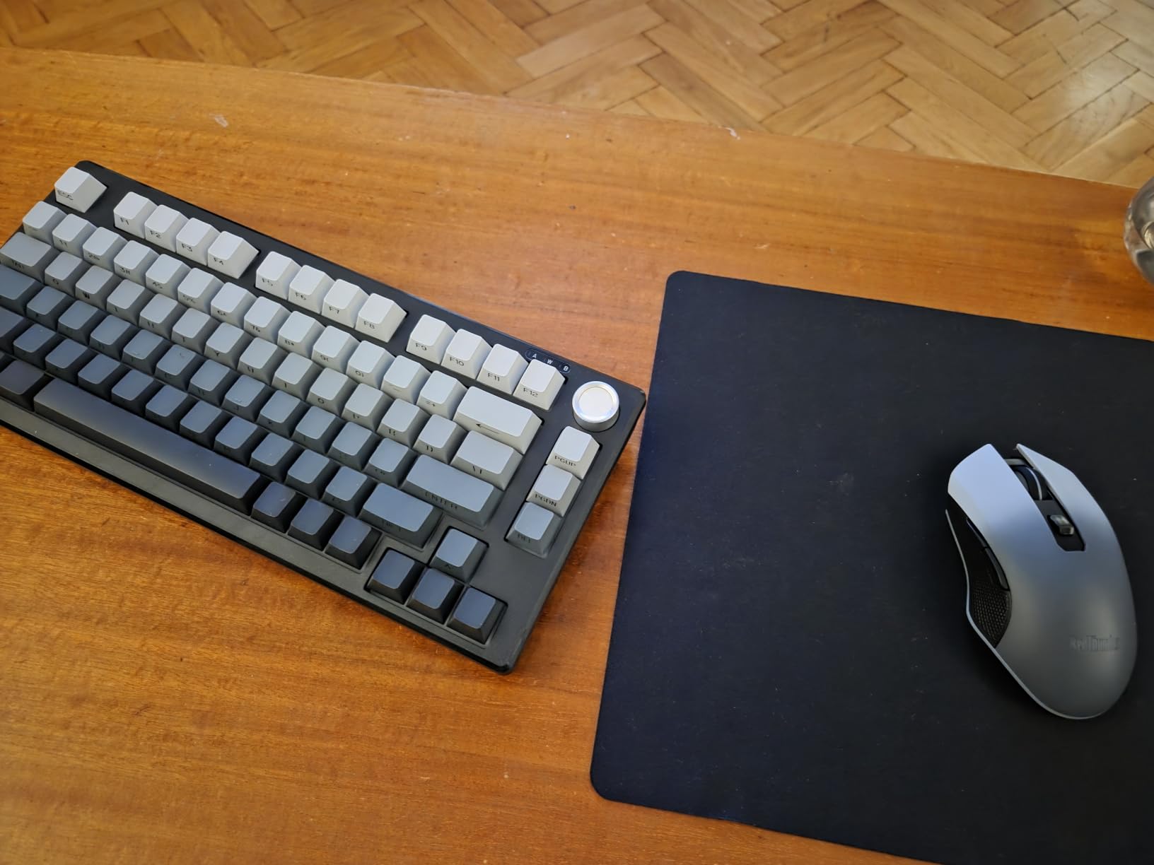 RedThunder K75 Kit Tastiera e Mouse Wireless RGB Grey