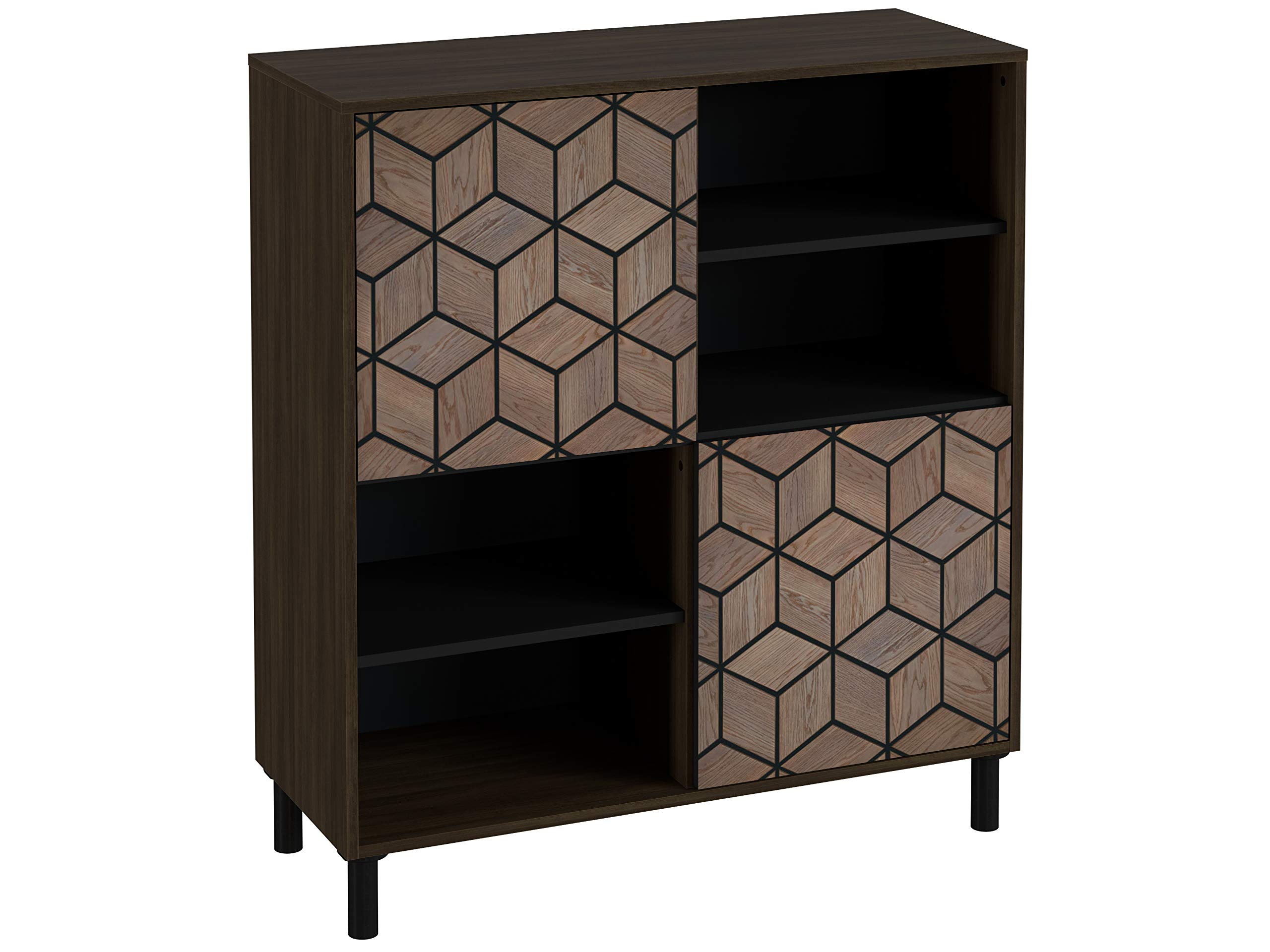 AmazonBasics Mobile 101x40x113 cm marrone 2 ante