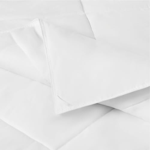Amazon Basics Piumino 4 Stagioni Matrimoniale 225x220 Bianco