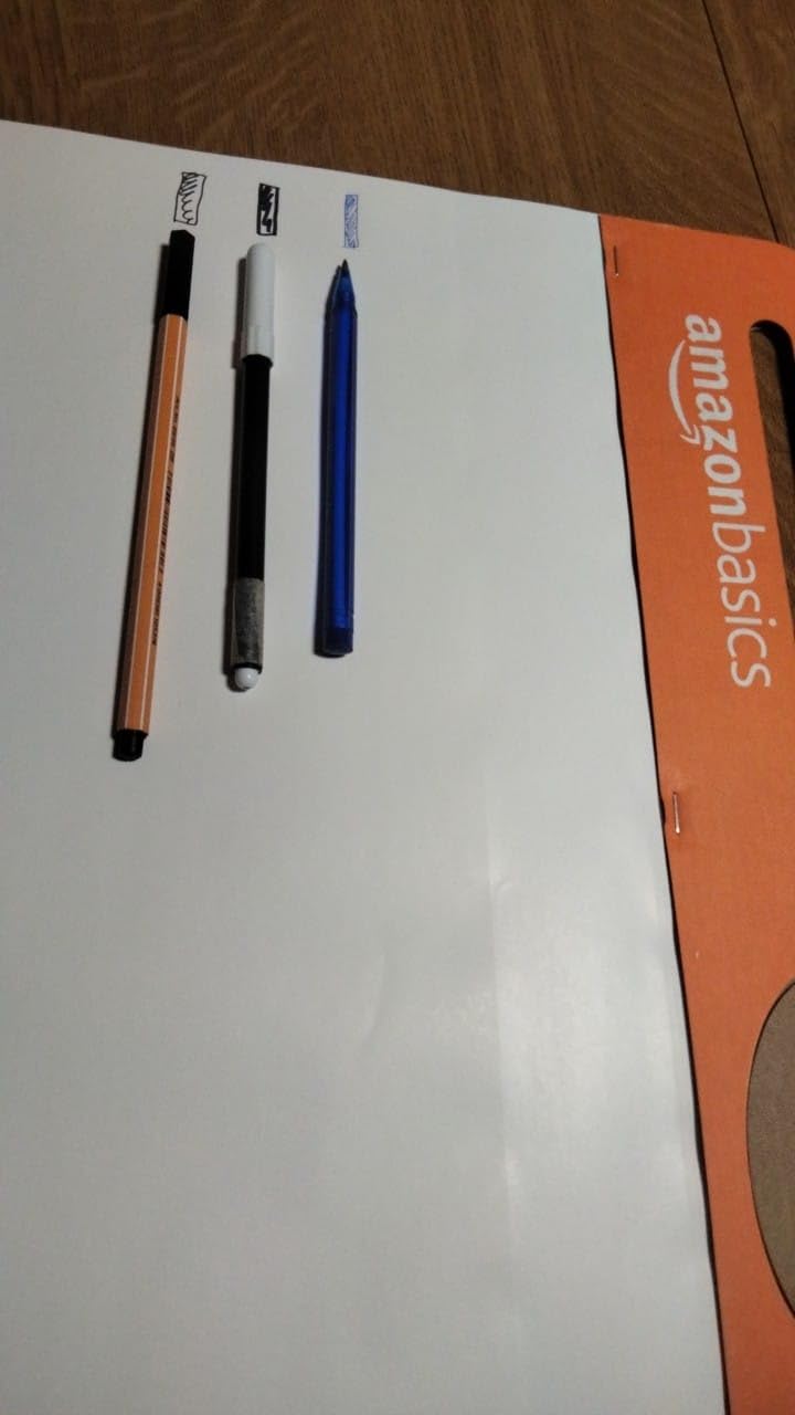 AmazonBasics Blocchi Fogli Ribaltabili 63,5x76,2 cm 2 Pezzi Bianchi