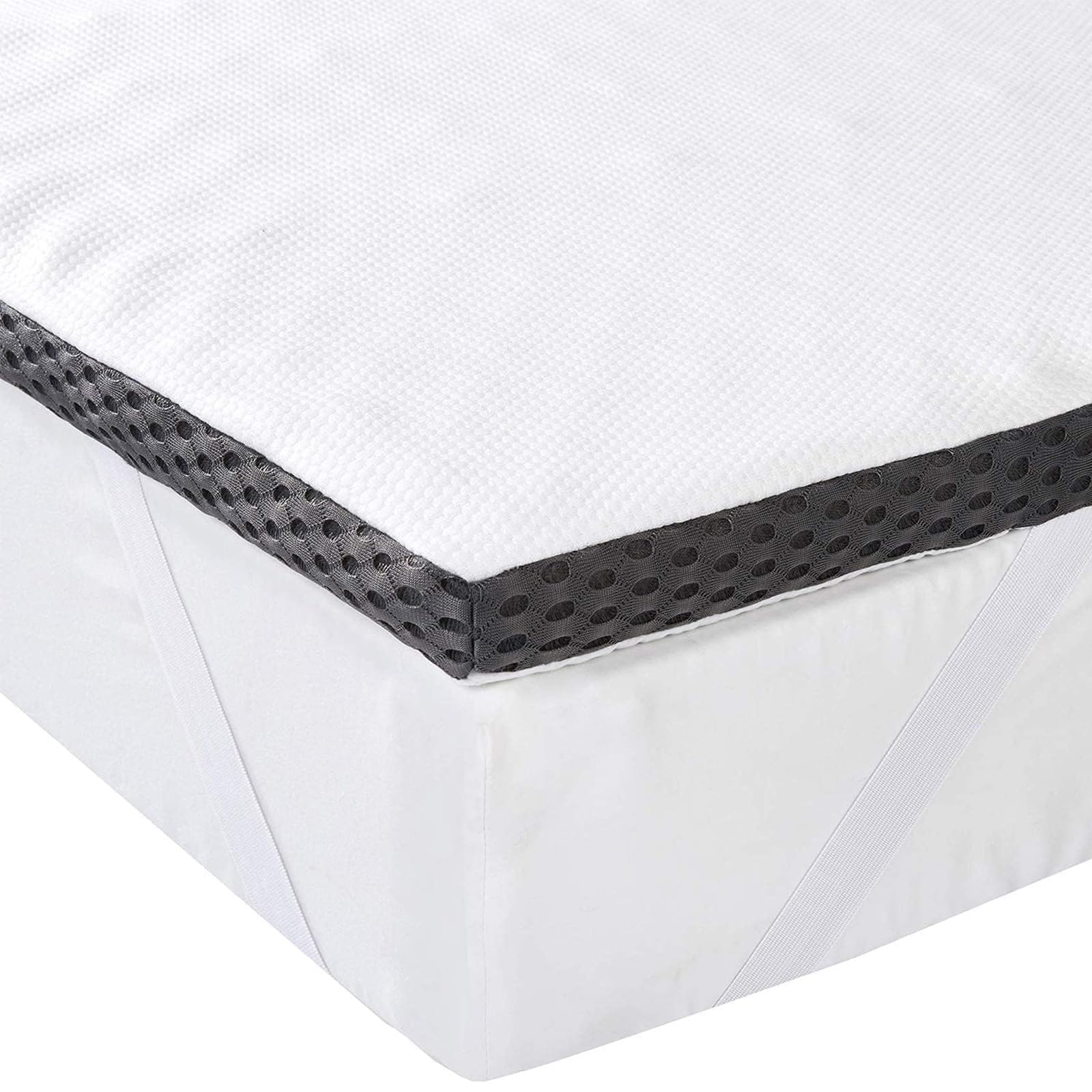 AmazonBasics Topper 135x190 Coprimaterasso Memory Foam 4 cm 7 zone