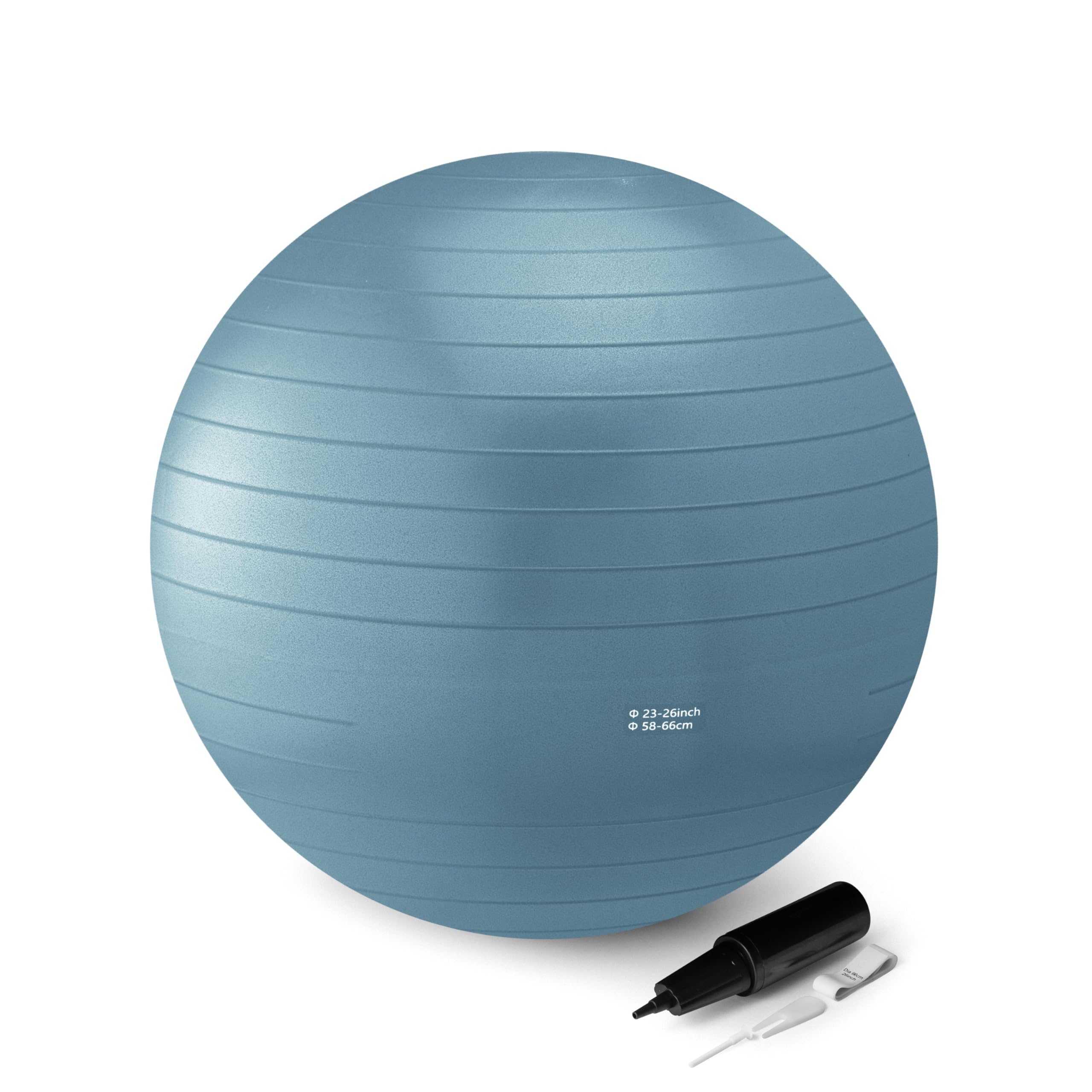 Amazon Basics palla fitness yoga 65 cm nera antiscoppio