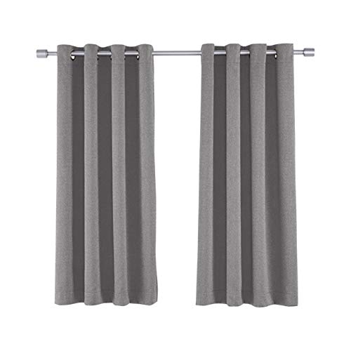 Amazon Basics Theatre Grade tende oscuranti 52x54 grigio antracite 2 pezzi