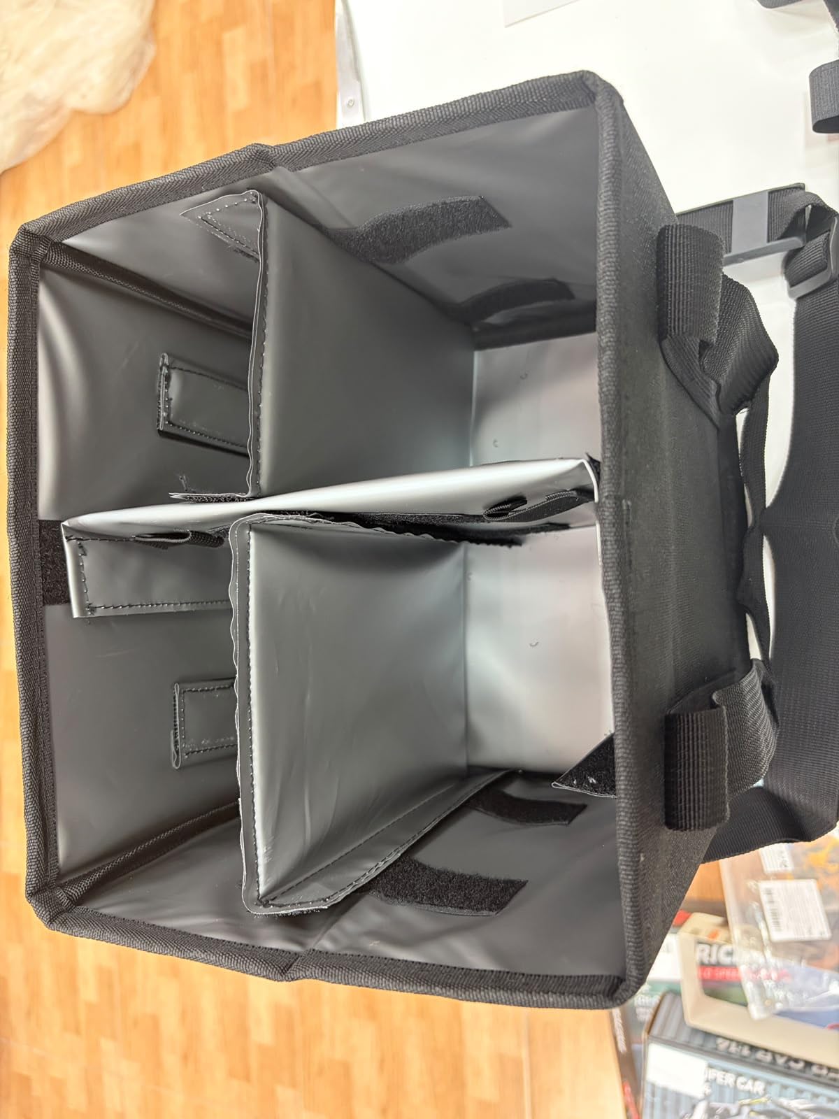 RealPlus borsa portabottiglie 4 bottiglie con tracolla