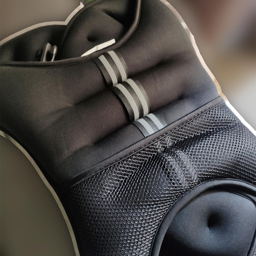 Amazon Basics Gilet Zavorrato 5,4 kg Nero Catarifrangente