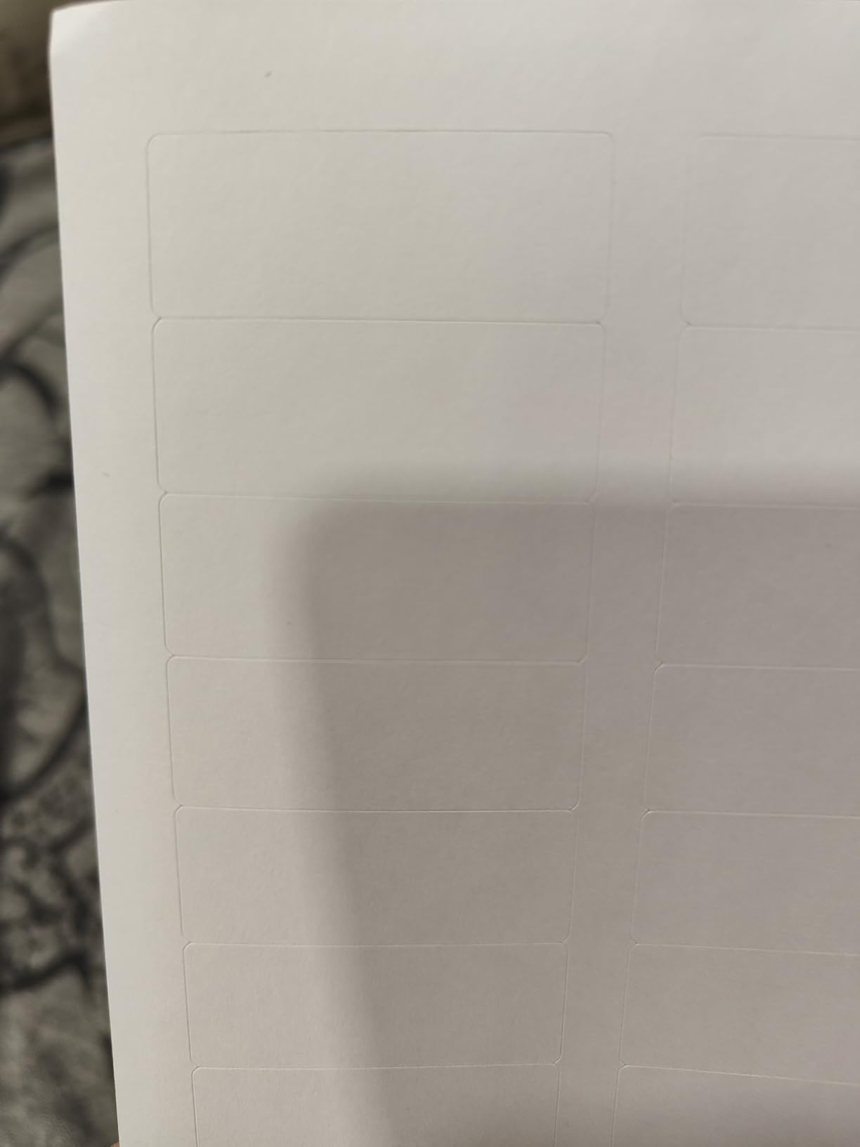 Amazon Basics Etichette Indirizzi Bianche 1,7x4,4cm 3000 Pezzi