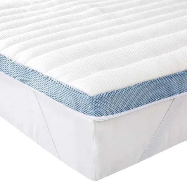 Amazon Basics Topper Matrimoniale 160x200 Memory 5cm Bianco