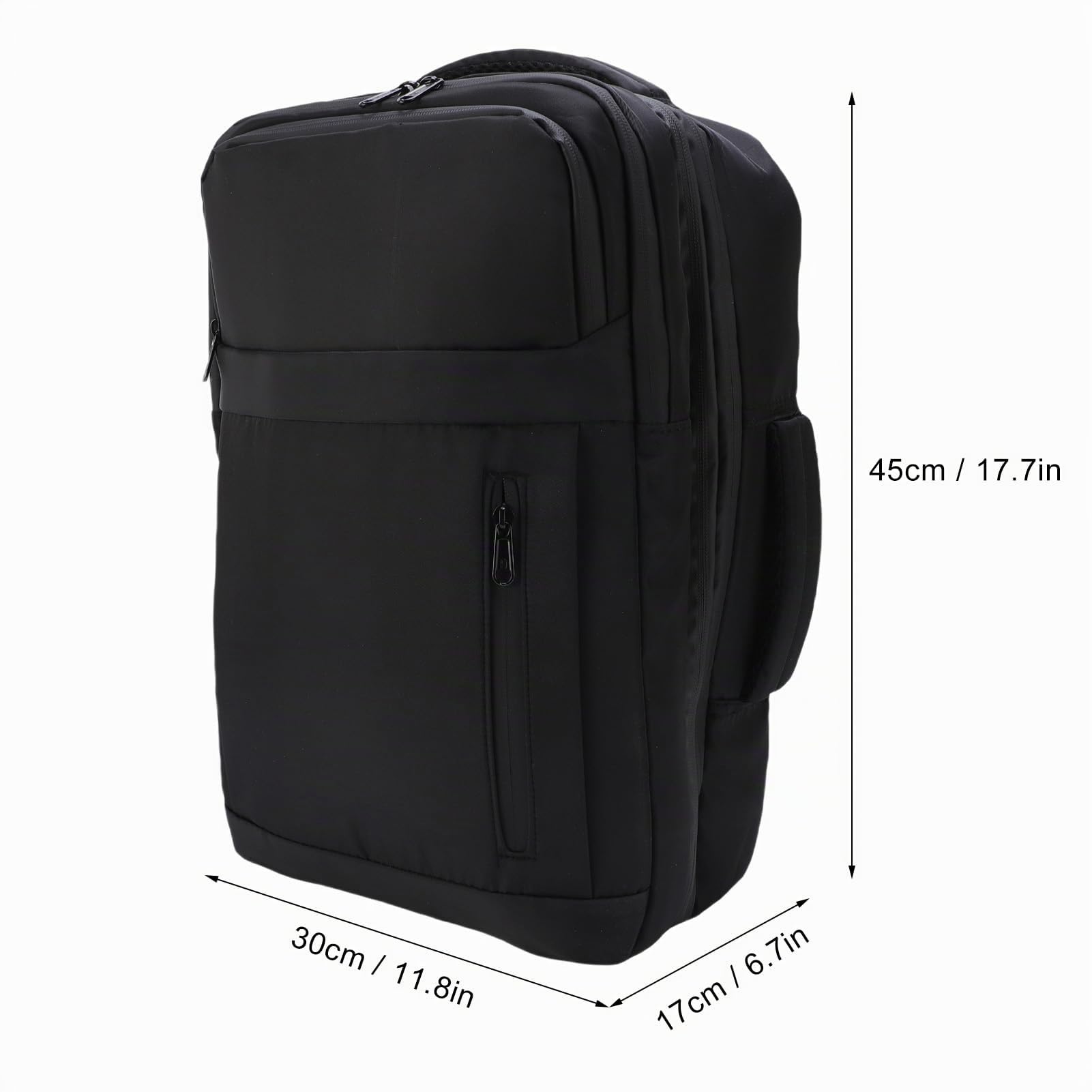 Elprico Zaino Viaggio con Pompa 36-55 L Impermeabile 17,3 Pollici