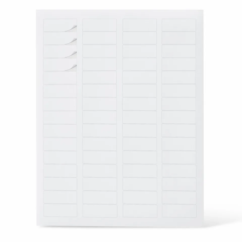 Amazon Basics Etichette Indirizzi Bianche 1,7x4,4cm 3000 Pezzi