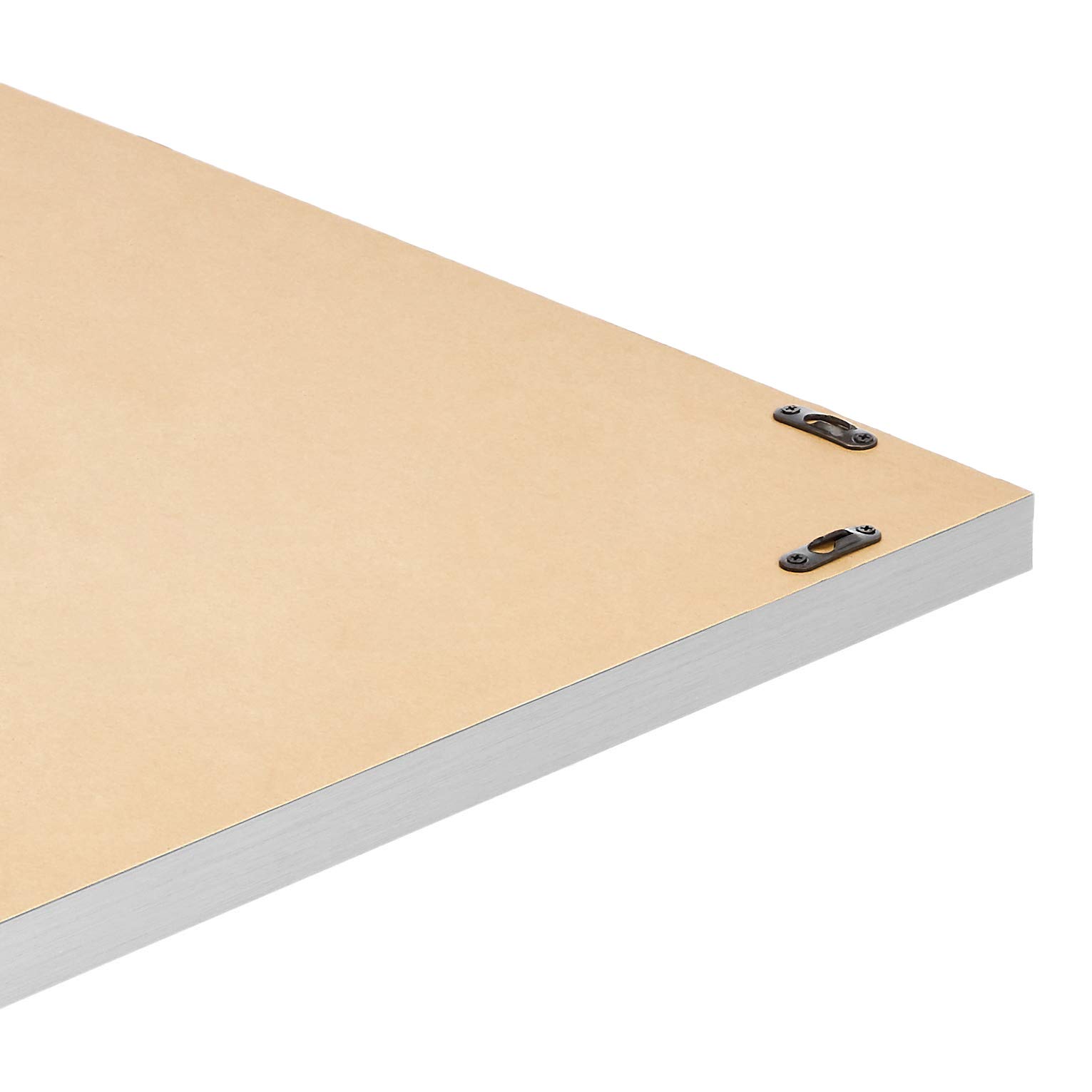 AmazonBasics Specchio da parete 61x91 cm nichel a sbalzo