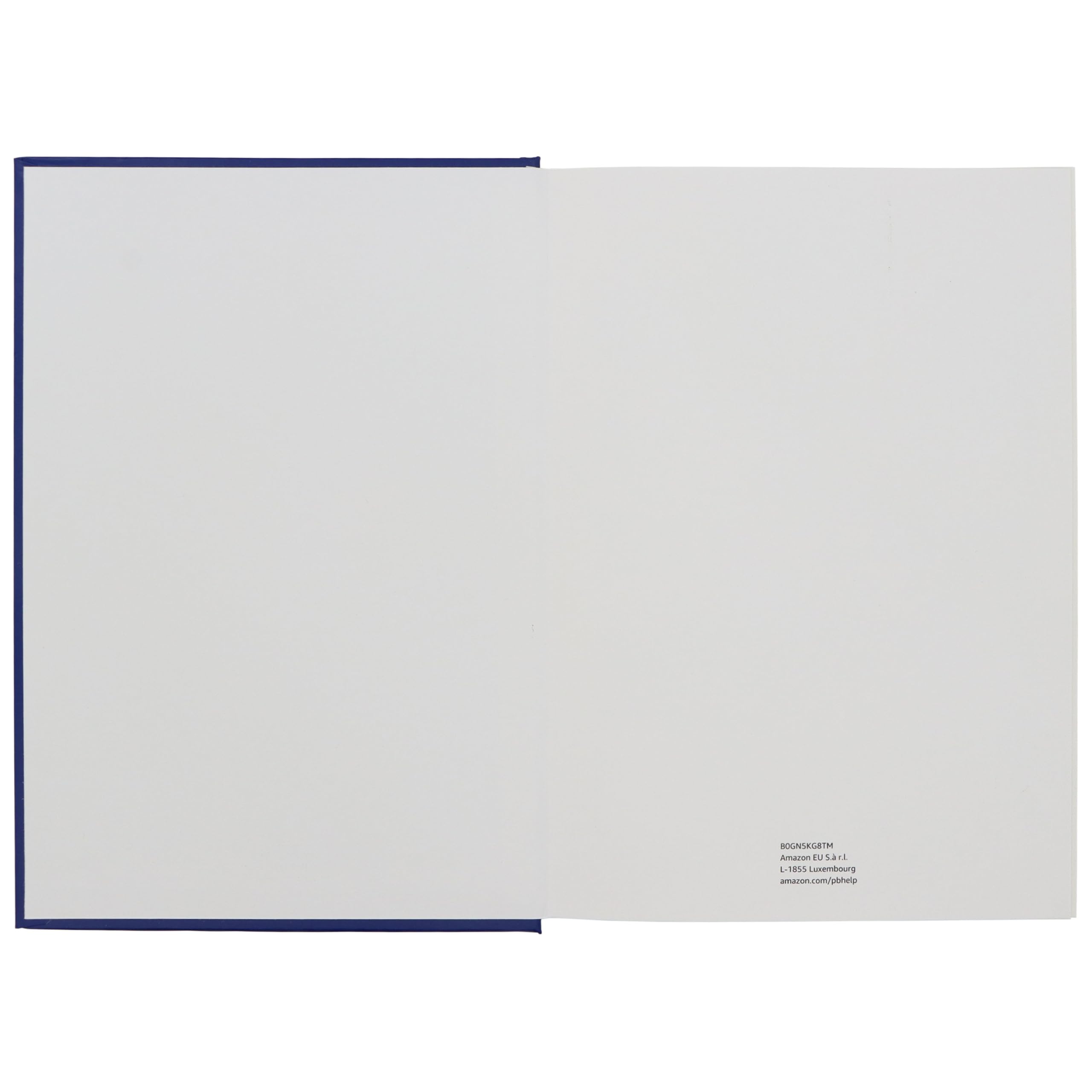 AmazonBasics Agenda Giornaliera A5 Copertina Rigida Blu Navy