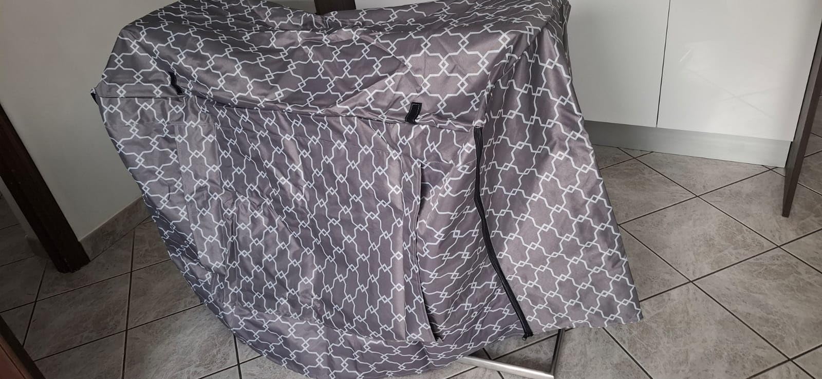 Amazon Basics Copertura Gabbia Cani 122 cm Motivo Poliestere