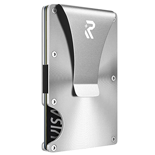 RealPlus CD-Argento porta carte metallo argento RFID