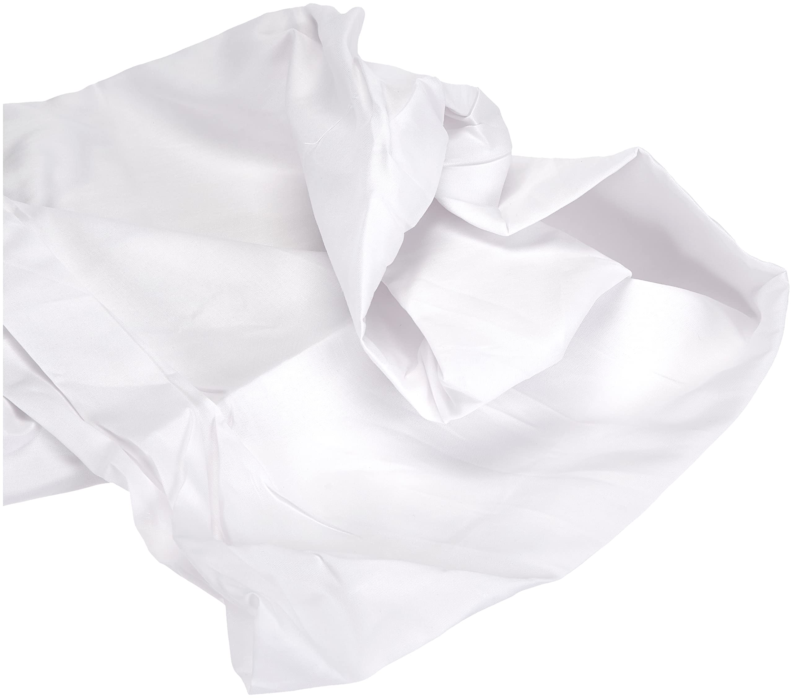 AmazonBasics Lenzuolo con Angoli 160x200 Bianco Cotone