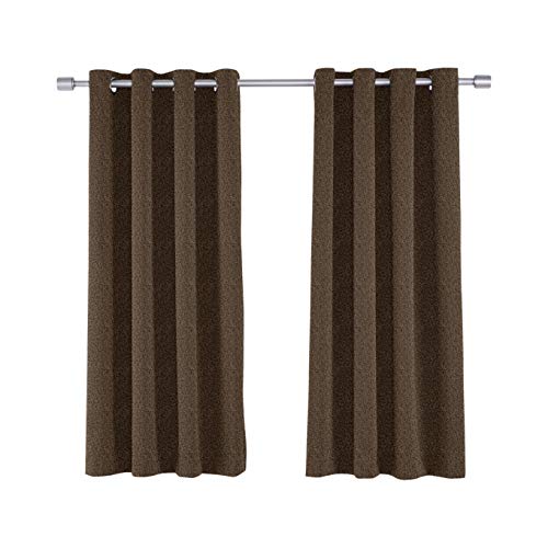 Amazon Basics Theatre Grade tende oscuranti 52x63 marrone scuro 2 pezzi