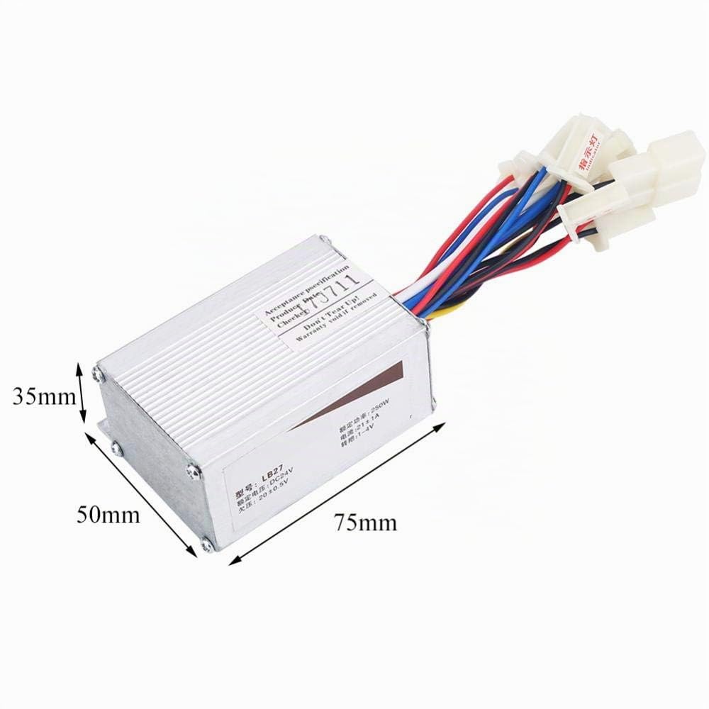 Elprico Controller Motore Spazzolato 24V 250W per Bici