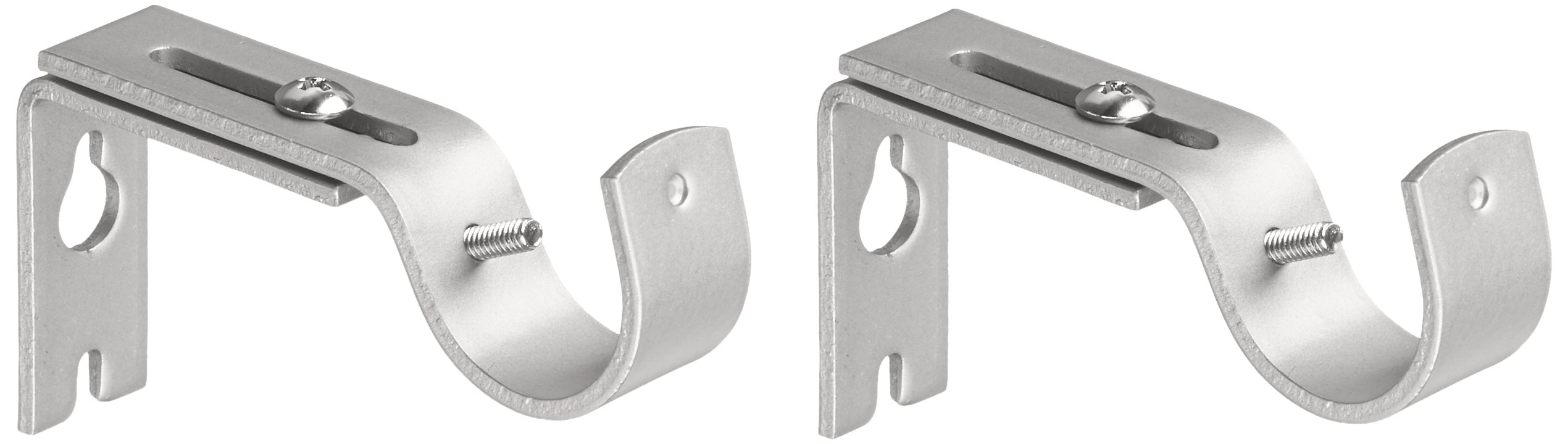 Amazon Basics bastone tenda nichel 183-366 cm con staffe