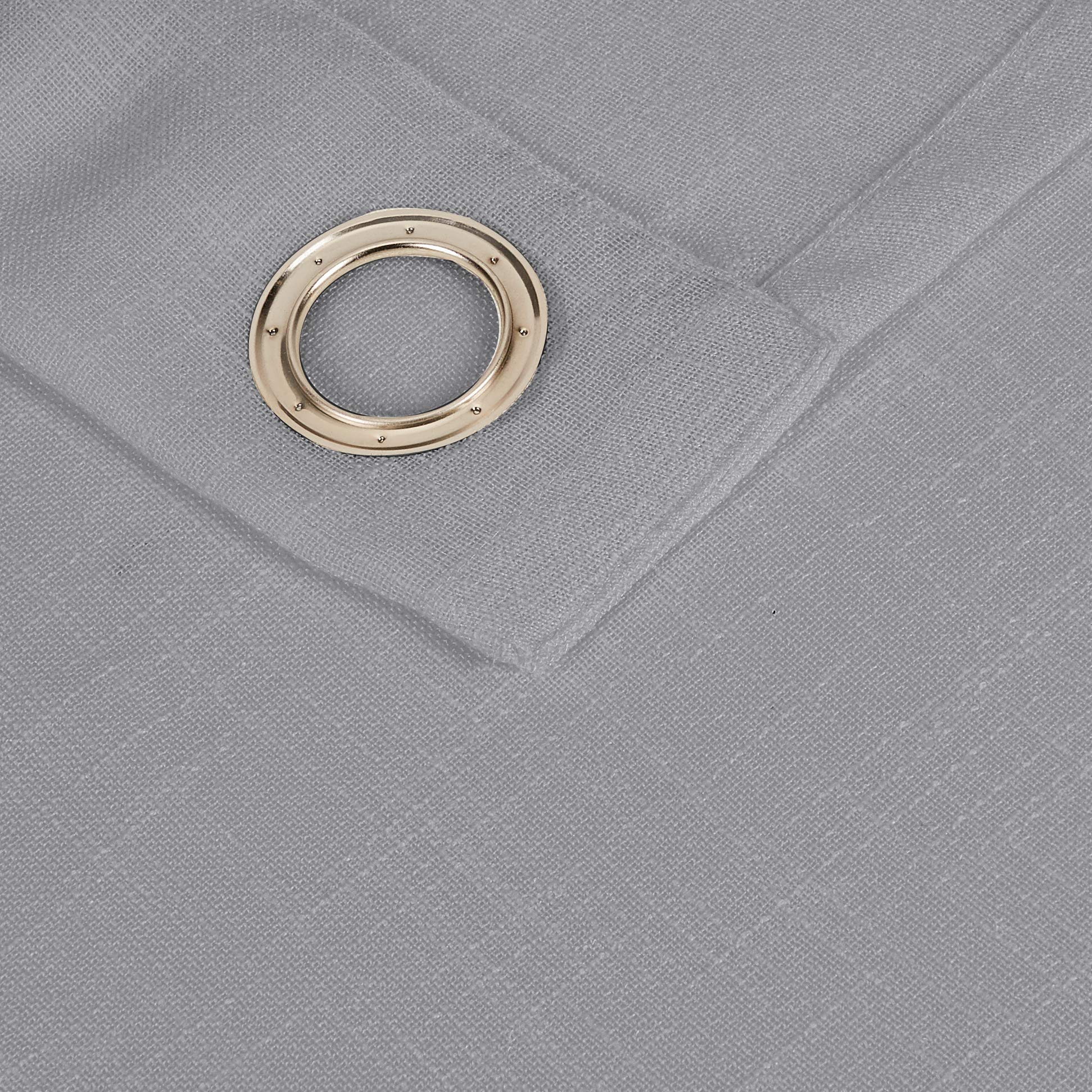 AmazonBasics Sheer Classic tenda trasparente 2 pz grigio scuro 50x95 occhielli