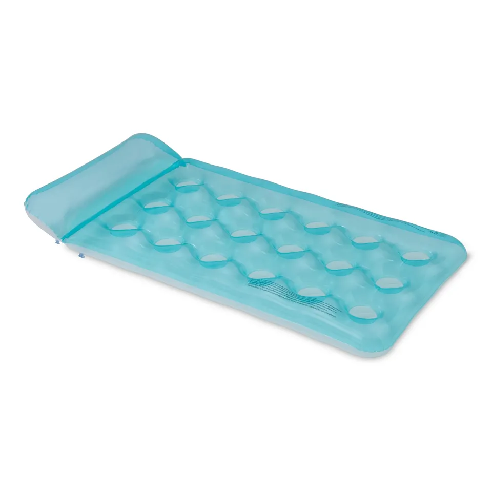 Amazon Basics Materassino Gonfiabile Blu 154 cm per Adulti