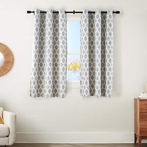 Amazon Basics SilkySoft 42x63 tenda oscurante tribal 2 pezzi