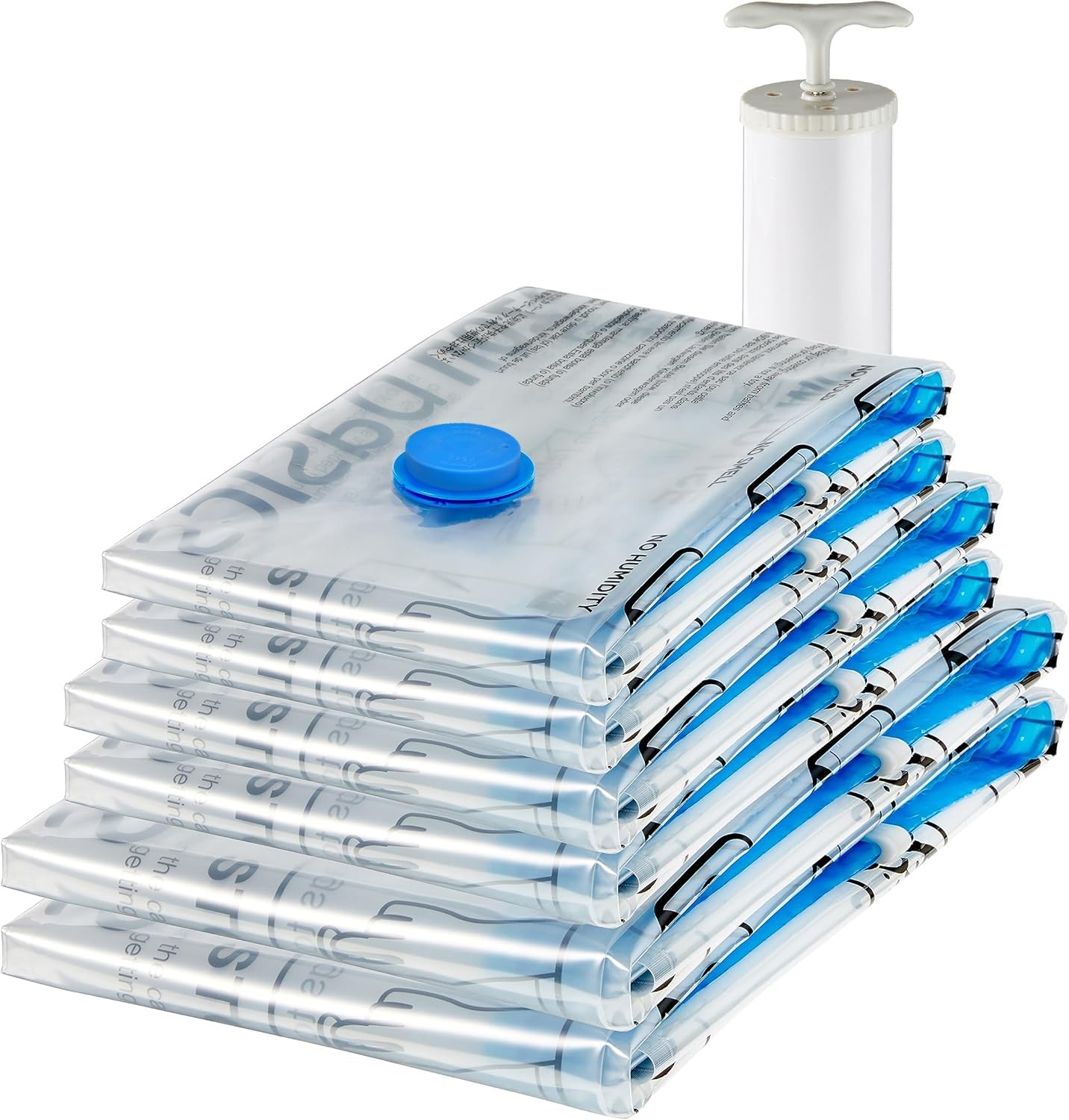 Amazon Basics sacchetti sottovuoto combo 6 pezzi con pompa