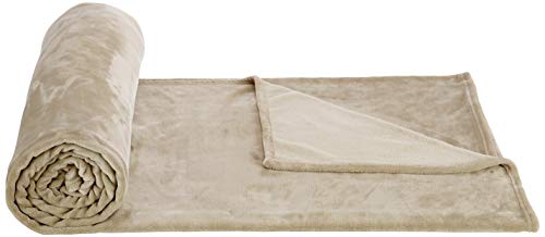 AmazonBasics coperta pile sabbia 229x274 cm