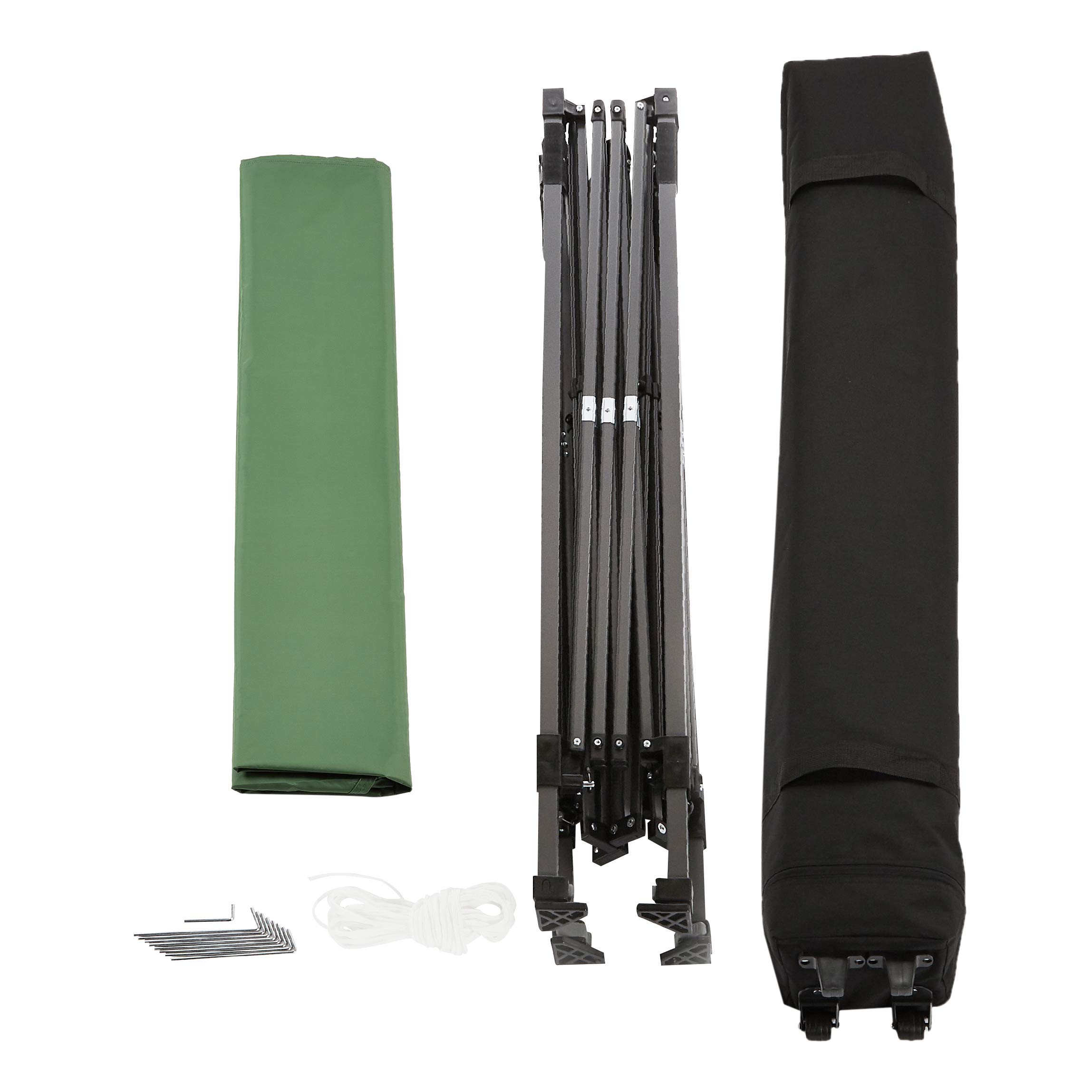 Amazon Basics 3x3M Gazebo Pop Up Verde Impermeabile