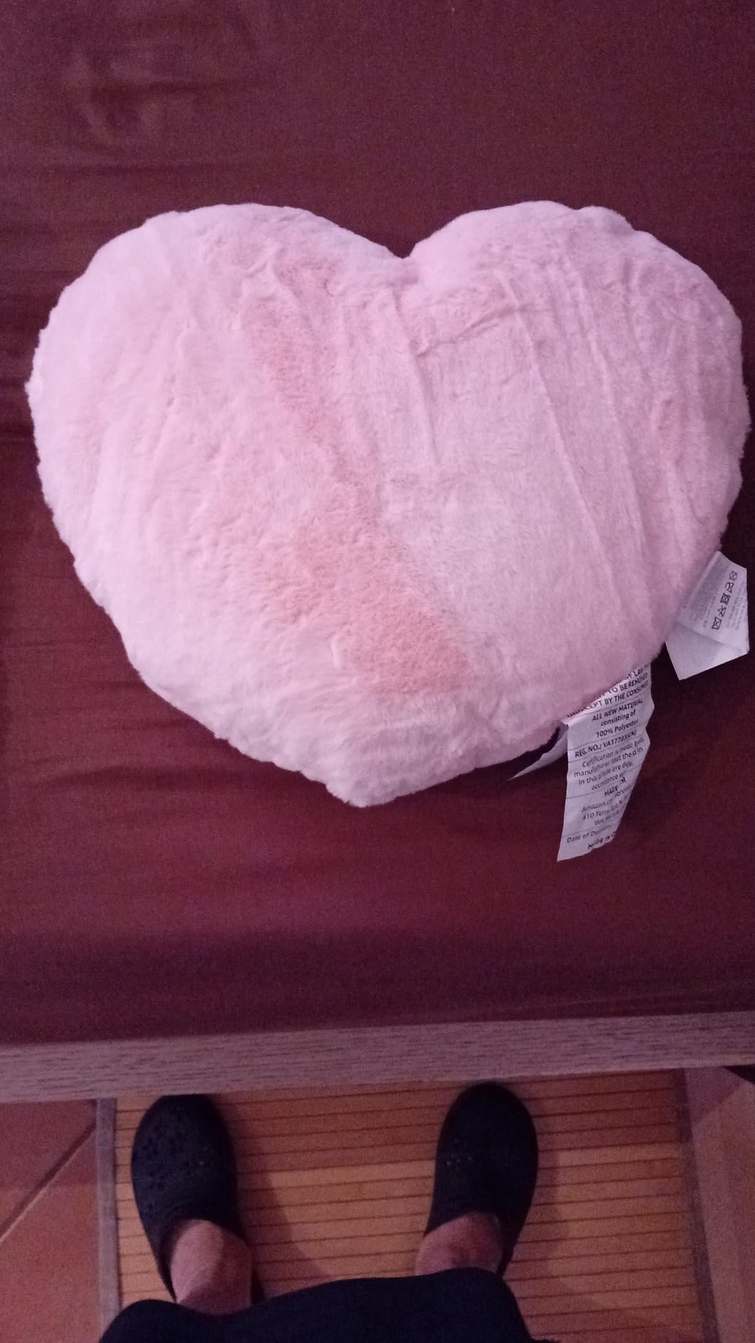 Amazon Basics Cuscino Peluche Basket Arancione Morbido