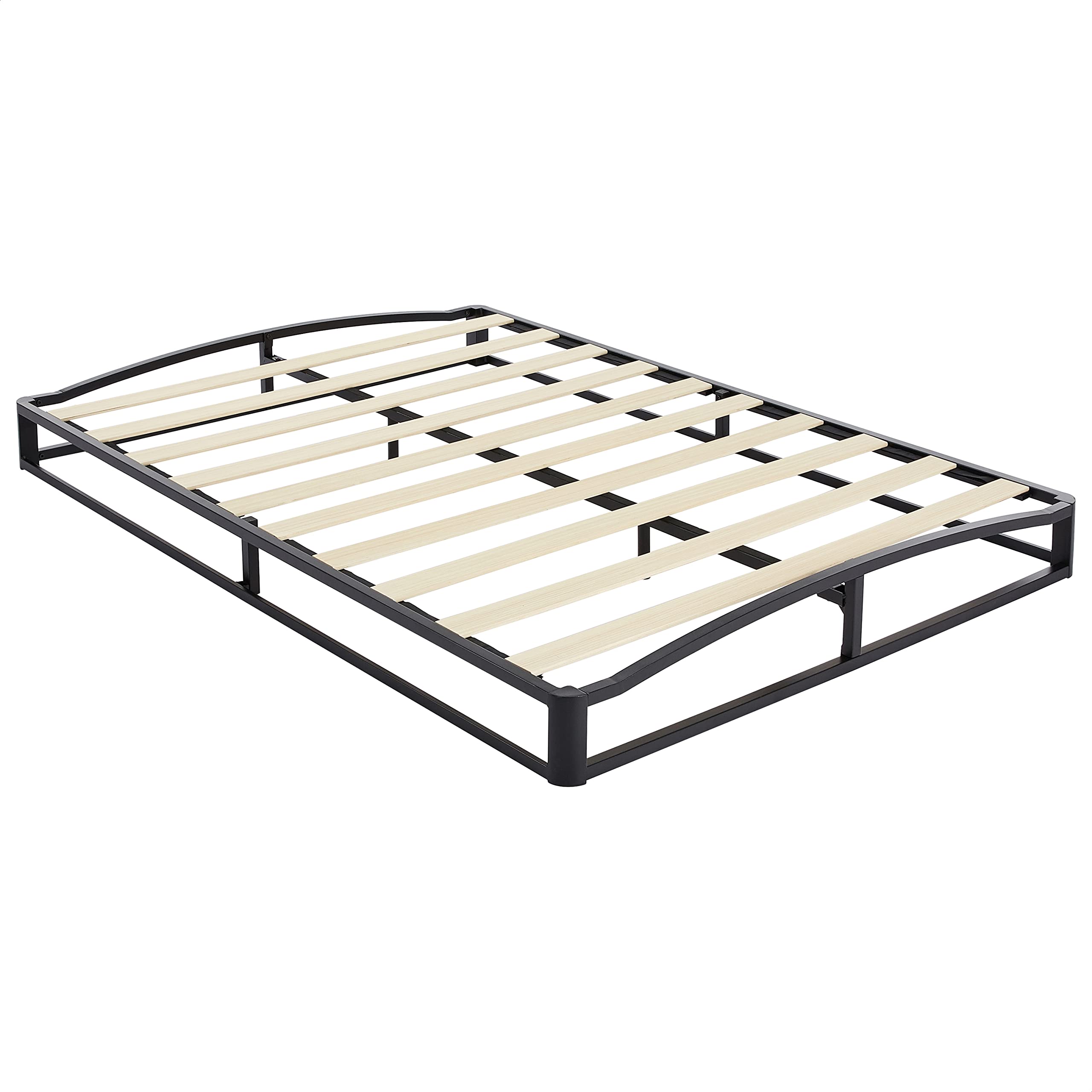 AmazonBasics Piattaforma Letto Metallo Doghe Legno