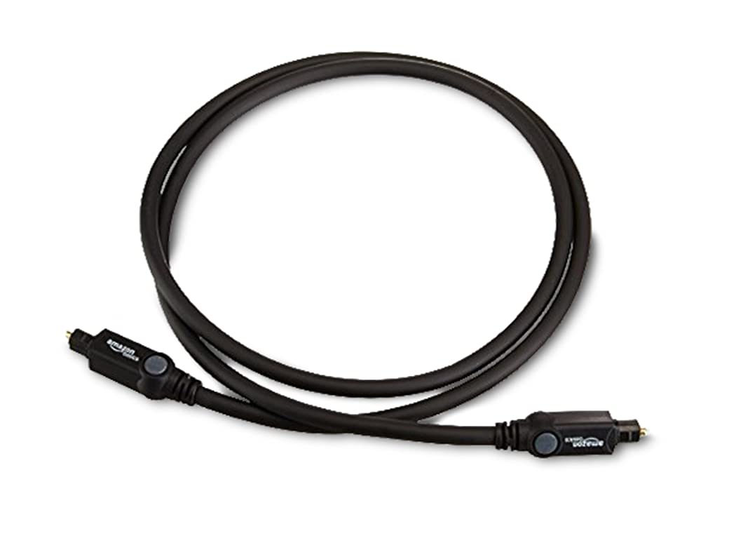 Amazon Basics Cavo Ottico Toslink 1 m Nero Audio Digitale