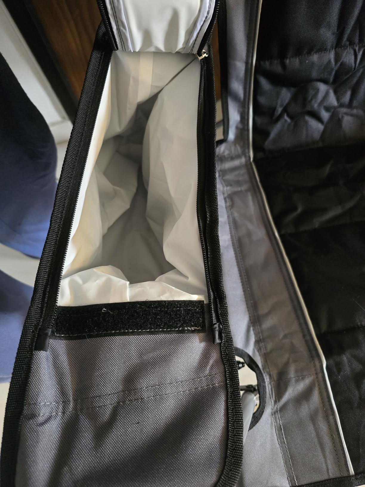 AmazonBasics sedia campeggio oversize pieghevole nero grigio